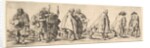 Eight Beggars, 1630 by Wenceslaus Hollar