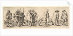 Eight Beggars, 1630 by Wenceslaus Hollar