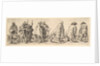 Eight Beggars, 1630 by Wenceslaus Hollar