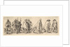 Eight Beggars, 1630 by Wenceslaus Hollar