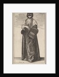 English Lady in Winter Costume, 1644 by Wenceslaus Hollar