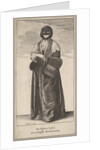 English Lady in Winter Costume, 1644 by Wenceslaus Hollar