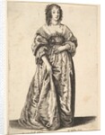 Figure of a Lady Standing, 1625-77 by Wenceslaus Hollar