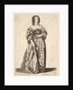 Figure of a Lady Standing, 1625-77 by Wenceslaus Hollar