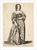 Figure of a Lady Standing, 1625-77 by Wenceslaus Hollar
