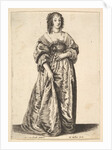Figure of a Lady Standing, 1625-77 by Wenceslaus Hollar