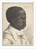 Head of a young black boy in profile to right, 1645 by Wenceslaus Hollar