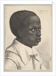 Head of a young black boy in profile to right, 1645 by Wenceslaus Hollar