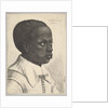 Head of a young black boy in profile to right, 1645 by Wenceslaus Hollar