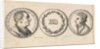 Medallions with portraits of Sebald Beham and Anna Beham, 1647 by Wenceslaus Hollar