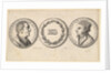 Medallions with portraits of Sebald Beham and Anna Beham, 1647 by Wenceslaus Hollar