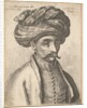 Head and shoulders of a Turk, with a moustache and a large turban, 1645 by Wenceslaus Hollar