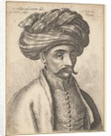 Head and shoulders of a Turk, with a moustache and a large turban, 1645 by Wenceslaus Hollar