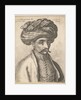 Head and shoulders of a Turk, with a moustache and a large turban, 1645 by Wenceslaus Hollar