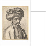 Head and shoulders of a Turk, with a moustache and a large turban, 1645 by Wenceslaus Hollar