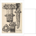 Daggars and scabbards, 1625-77 by Wenceslaus Hollar