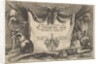 Titlepage with hounds and hunting equipment, 1646 by Wenceslaus Hollar
