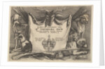 Titlepage with hounds and hunting equipment, 1646 by Wenceslaus Hollar