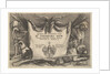 Titlepage with hounds and hunting equipment, 1646 by Wenceslaus Hollar