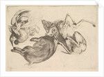 Boar, deer, heron and other game, 1625-77 by Wenceslaus Hollar