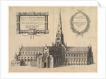 Saint Paul's from the South Showing the Spire, 1657 by Wenceslaus Hollar