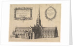 Saint Paul's from the South Showing the Spire, 1657 by Wenceslaus Hollar