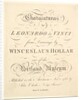 Title Page: Characaturas by Leonardo da Vinci, from Drawings by Wincelslaus Hollar, out of…, 1786 by Unknown