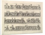Coronation Procession of Charles II Through London, 1662 by Wenceslaus Hollar