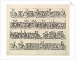 Coronation Procession of Charles II Through London, 1662 by Wenceslaus Hollar