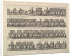 Coronation Procession of Charles II Through London, 1662 by Wenceslaus Hollar
