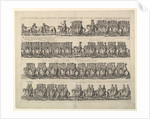 Coronation Procession of Charles II Through London, 1662 by Wenceslaus Hollar