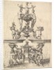 Design for a Fountain, Plate 119 from Dietterlin's Architectura, 1598 by Wendel Dietterlin the Elder