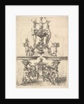 Design for a Fountain, Plate 119 from Dietterlin's Architectura, 1598 by Wendel Dietterlin the Elder