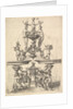Design for a Fountain, Plate 119 from Dietterlin's Architectura, 1598 by Wendel Dietterlin the Elder