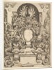 Design for a Cartouche, Plate from Dietterlin's Architecttura, 1598 by Wendel Dietterlin the Elder