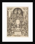Design for a Cartouche, Plate from Dietterlin's Architecttura, 1598 by Wendel Dietterlin the Elder