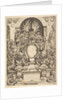 Design for a Cartouche, Plate from Dietterlin's Architecttura, 1598 by Wendel Dietterlin the Elder