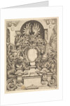 Design for a Cartouche, Plate from Dietterlin's Architecttura, 1598 by Wendel Dietterlin the Elder
