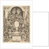Design for a Cartouche, Plate from Dietterlin's Architecttura, 1598 by Wendel Dietterlin the Elder
