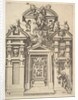 Design for an Architectural Structure with a Hunting Theme , Plate 74 from Dietterlin's Ar…, 1598 by Wendel Dietterlin the Elder