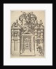 Design for an Architectural Structure with a Hunting Theme , Plate 74 from Dietterlin's Ar…, 1598 by Wendel Dietterlin the Elder