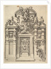 Design for an Architectural Structure with a Hunting Theme , Plate 74 from Dietterlin's Ar…, 1598 by Wendel Dietterlin the Elder