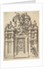 Design for an Architectural Structure with a Hunting Theme , Plate 74 from Dietterlin's Ar…, 1598 by Wendel Dietterlin the Elder