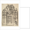 Design for an Architectural Structure with a Hunting Theme , Plate 74 from Dietterlin's Ar…, 1598 by Wendel Dietterlin the Elder