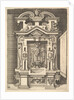Design for a Lavabo, Plate 85 from Dietterlin's Architectura, 1598 by Wendel Dietterlin the Elder