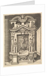 Design for a Lavabo, Plate 85 from Dietterlin's Architectura, 1598 by Wendel Dietterlin the Elder