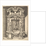 Design for a Lavabo, Plate 85 from Dietterlin's Architectura, 1598 by Wendel Dietterlin the Elder
