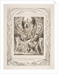 Satan Going Forth from the Presence of the Lord, from Illustrations of the Book of Job, 1825-26 by William Blake