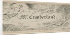 George Cumberland's Message Card, 1827 by William Blake