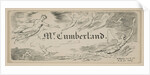 George Cumberland's Message Card, 1827 by William Blake